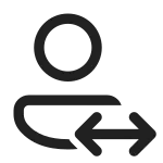 Person Swap SVG Icon